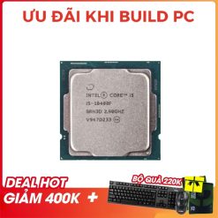 Cpu Intel Core I5 10400F Tray Có thể thay thế bằng Core I3 12100F CPU của năm 2023 hiệu năng mạnh hơn 12%.