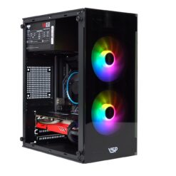 VỎ MÁY TÍNH VSP V212 ĐEN (TẶNG 2 FAN)