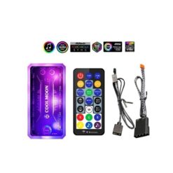 Bộ Hub + Remote Coolmoon - Phiên bản mới - Hỗ Trợ ARGB Sync & Music Sync
