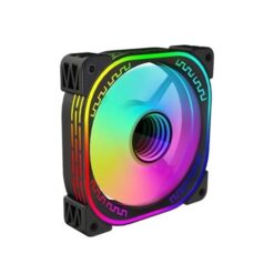FAN COOLMOON TY1 RGB MÀU ĐEN