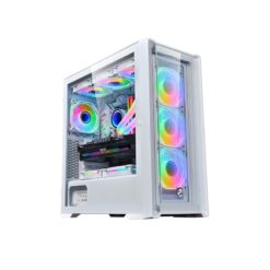 VỎ CASE VITRA TITAN R230 PREMIUM WHITE 3FAN ARGB - E-ATX