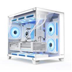 VỎ CASE VITRA CRYSTAL S1 V2 WHITE (MATX/MÀU TRẮNG/RAD 360)