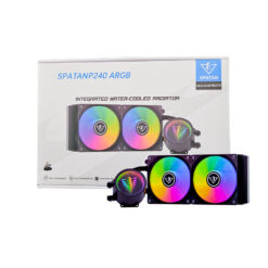 TẢN NHIỆT NƯỚC SPATAN P240 LED RGB(2 FAN) BLACK