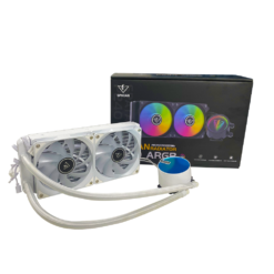 TẢN NHIỆT NƯỚC SPATAN P240 LED RGB(2 FAN) WHITE