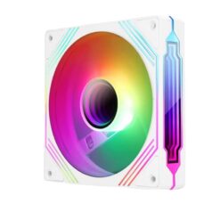 FAN GƯƠNG VÔ CỰC VITRA TRIO RGB 12CM WHITE 4PINS