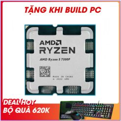 CPU AMD Ryzen 5 7500F tray (3.7 GHz Upto 5.0 GHz / 38MB / 6 Cores, 12 Threads / 65W / AM5)