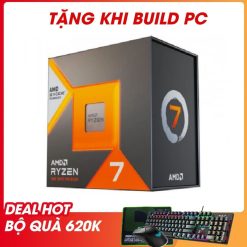 CPU AMD RYZEN 7 7800X3D (AMD AM5/4.2 GHZ BOOST 5.0 GHZ/8 CORES/16 THREADS/96 MB CACHE/PCIE 5.0)