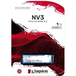 SSD KINGSTON SNV3S 1TB (ĐỌC 6000MB/S - GHI 4000MB/S) NVME M.2 2280 PCIE GEN 4X4 (SNV3S/1000G)