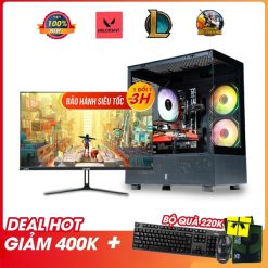 Bộ PC GAMING CORE I5 13400F |RAM 16G| RTX 3050 8G | Nvme 256G |MÀN 24 IN ( Ful New )