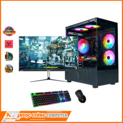 Bộ máy CORE I5 12400F |RAM 16G| RX 580 8G | Nvme 256G |MÀN 24 IN
