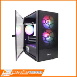 Vỏ Case César Light Black (sẵn 3 fan led rgb)