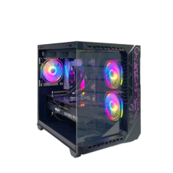 VỎ CASE MÁY TÍNH KENOO LUXE V2-3FA BLACK (KHÔNG FAN)