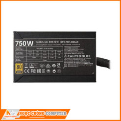 Nguồn máy tính Cooler Master MWE 750 BRONZE - V2 ( 750W hiệu suất 88%)