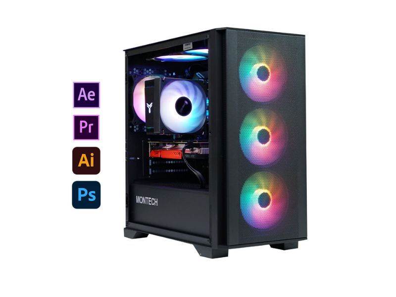PC Gaming GRAZOX i7302 – I7 13700K | RTX 3060 | RAM 32G: Tối Ưu Chơi Valorant