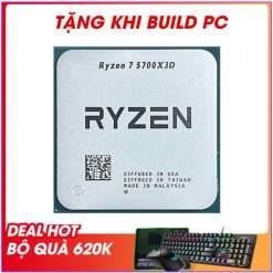 CPU AMD Ryzen 7 5700X3D Tray( 3.0 GHZ Turbo Boot 4.1 GHz 100 MB Cache| 8 Nhân| 16 Luồng)