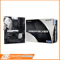 Mainboard BIOSTAR Z690A SILVER( WIFI , Bluetooth ) (Intel Z690, Socket 1700, ATX, 4 khe Ram DDR4)