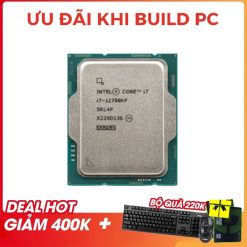 CPU INTEL CORE I7 12700KF TRAY (3.8GHZ TURBO UP TO 5.0GHZ, 12 NHÂN 20 LUỒNG, 25MB CACHE, 125W) - SOCKET INTEL LGA 1700/ALDER LAKE)