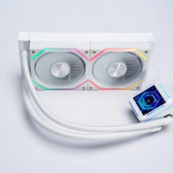 TẢN NHIỆT NƯỚC CPU JUNGLE LEOPARD ASTRO SHELL RAD 240 ARGB WHITE (MÀN HÌNH HIỂN THỊ)