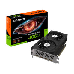 VGA GIGABYTE GEFORCE RTX 4060 WINDFORCE OC 8G (GV-N4060WF2OC-8GD)