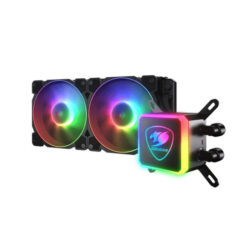 TẢN NHIỆT NƯỚC COUGAR AQUA 240 LED ARGB (2 FAN) BLACK