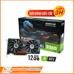 VGA NVIDIA GEFORCE JGINYUE RTX 3060 12GB BLACK DUAL FAN (12GB/ GDDR6/ 192BIT)