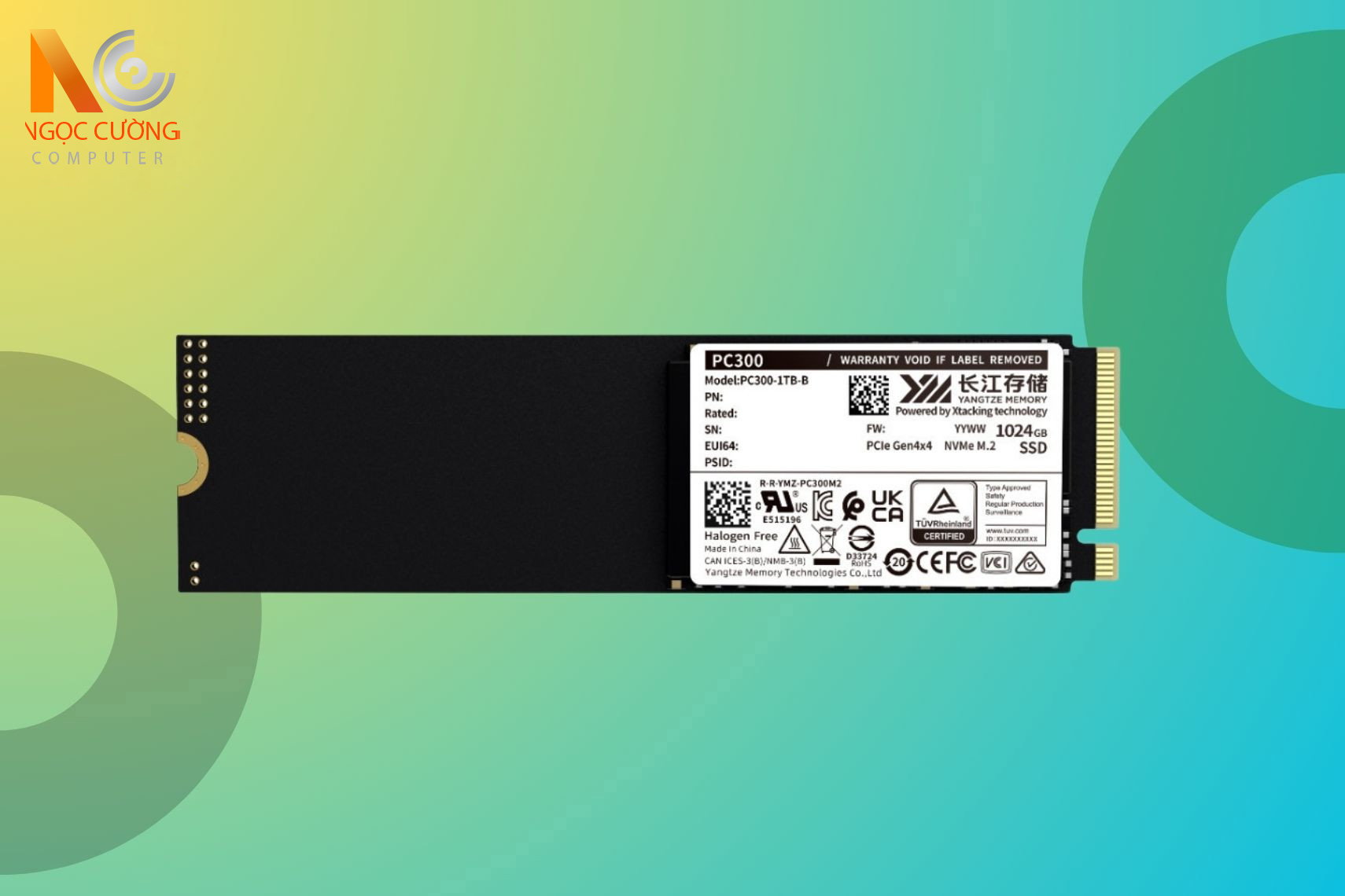 Ổ cứng SSD NVMe 256GB mang lại tốc độ truy xuất dữ liệu vượt trội