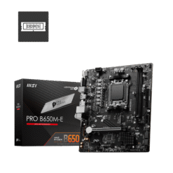 MAIN MSI PRO B650M-E DDR5 (AMD B650, SOCKET AM5, M-ATX, 2 KHE RAM DDR5)