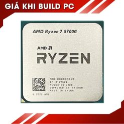 Cpu AMD Ryzen 7 5700G (8 Nhân / 16 Luồng | 3.8GHz Boost 4.6GHz | 16MB Cache | TDP 65W | AM4 ) Tray