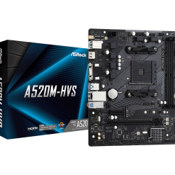 MAIN ASROCK A520M-HVS DDR4 (AMD A520/ SOCKET AM4/ M-ATX/ 2 KHE RAM)