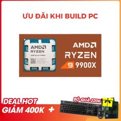 AMD Ryzen 9 9900X Tray (4.4 GHz Boost 5.6 GHz | 12 Cores / 24 Threads | 64 MB Cache | AM5)