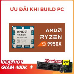 CPU AMD Ryzen 9 9950X TRAY (4.3 GHz Boost 5.7 GHz | 16 Cores / 32 Threads | 64 MB Cache | AM5)