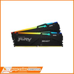 KIT RAM KINGSTON FURY BEAST RGB 32GB (2X16GB) DDR5 6000MHZ (KF560C36BBE2AK2-32)