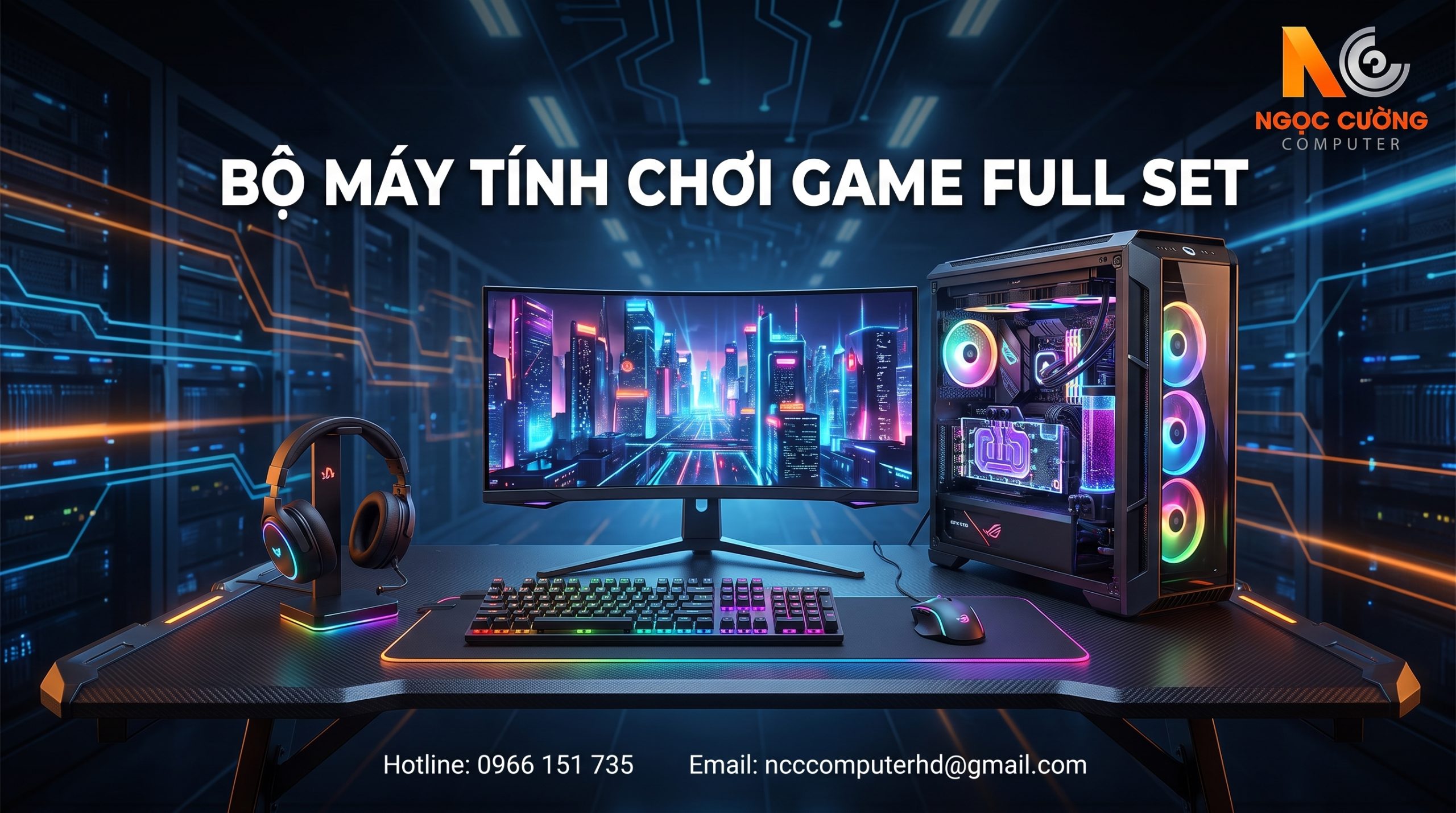 Bộ Máy Tính Chơi Game Full Set – Lắp Sẵn, Bảo Hành 3 Năm
