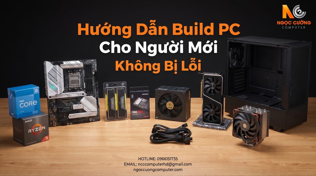 Hướng Dẫn Cách Build PC Cho Người Mới Không Bị Lỗi