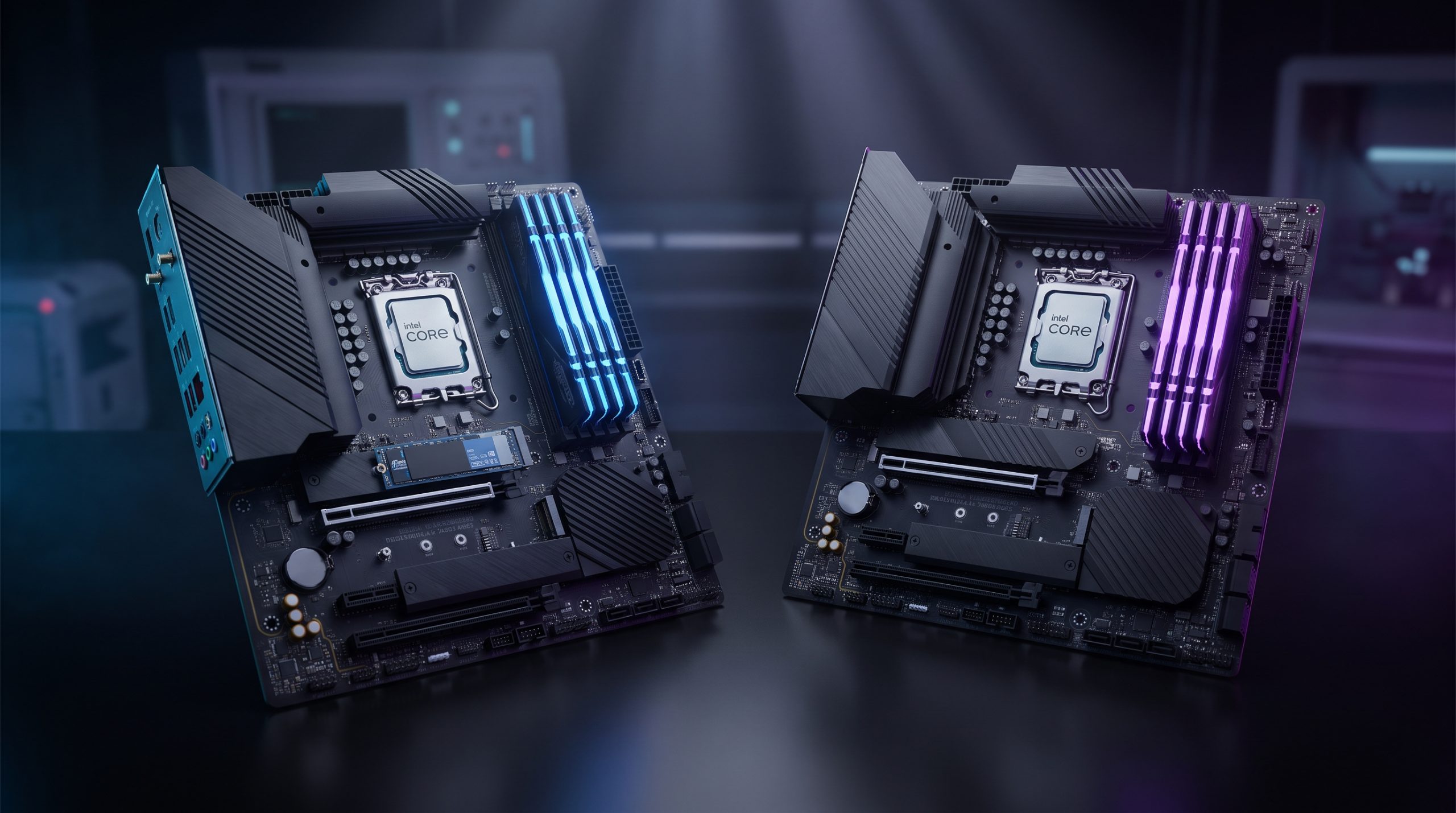 So sánh Intel Core i5 và Intel Core i7 trên mainboard
