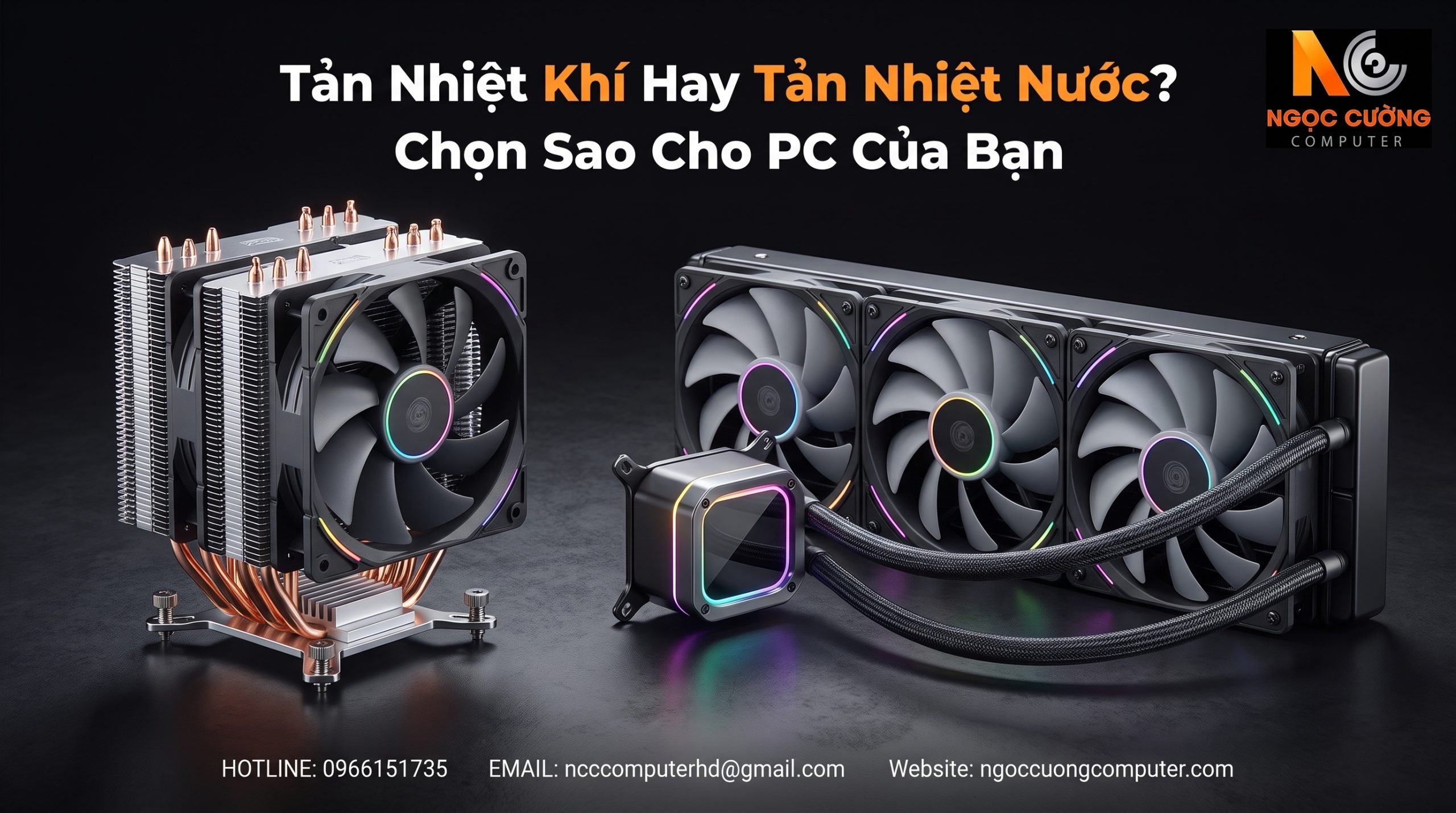 Tản Nhiệt Khí Hay Tản Nhiệt Nước? Chọn Sao Cho PC Của Bạn