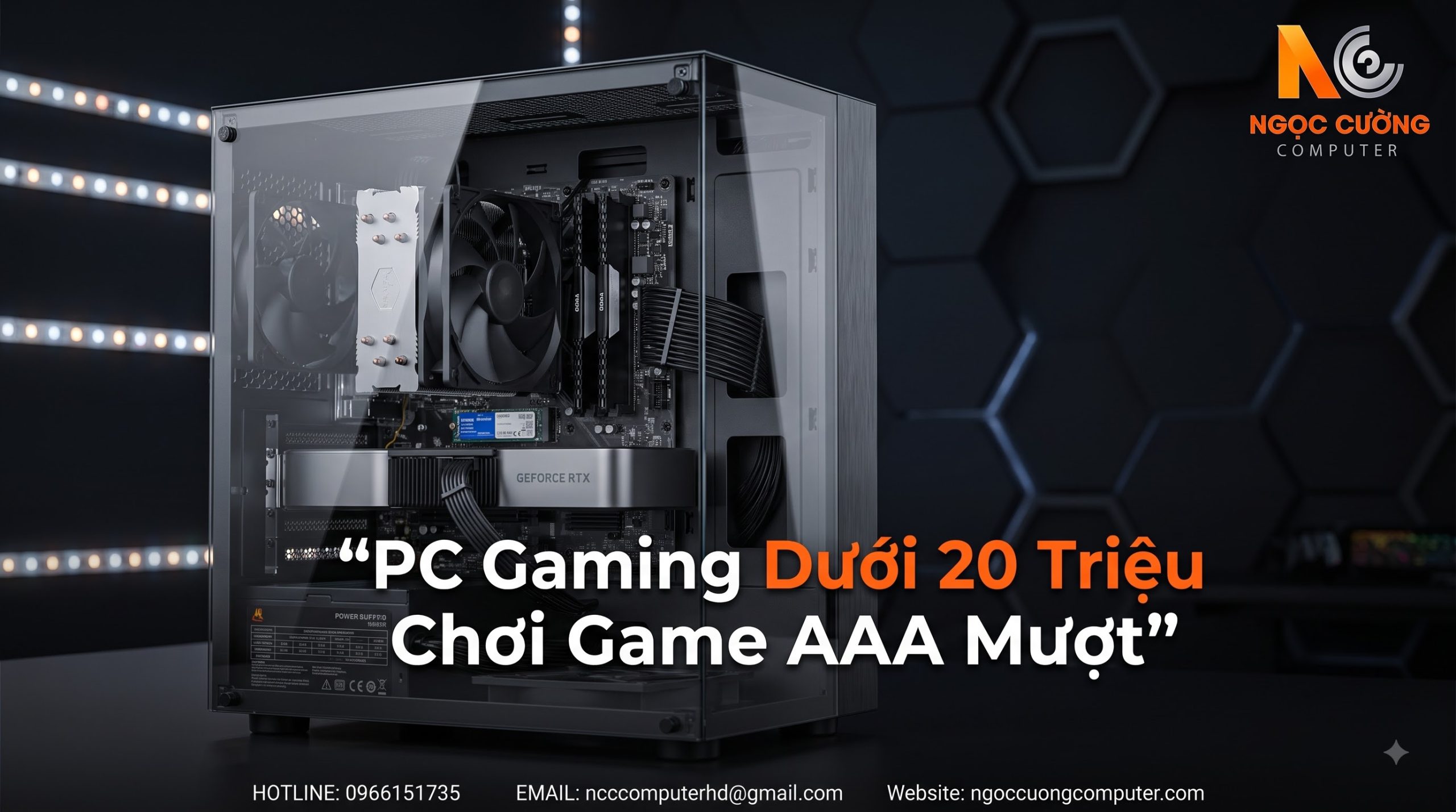PC Gaming Dưới 20 Triệu Chơi Game AAA Mượt