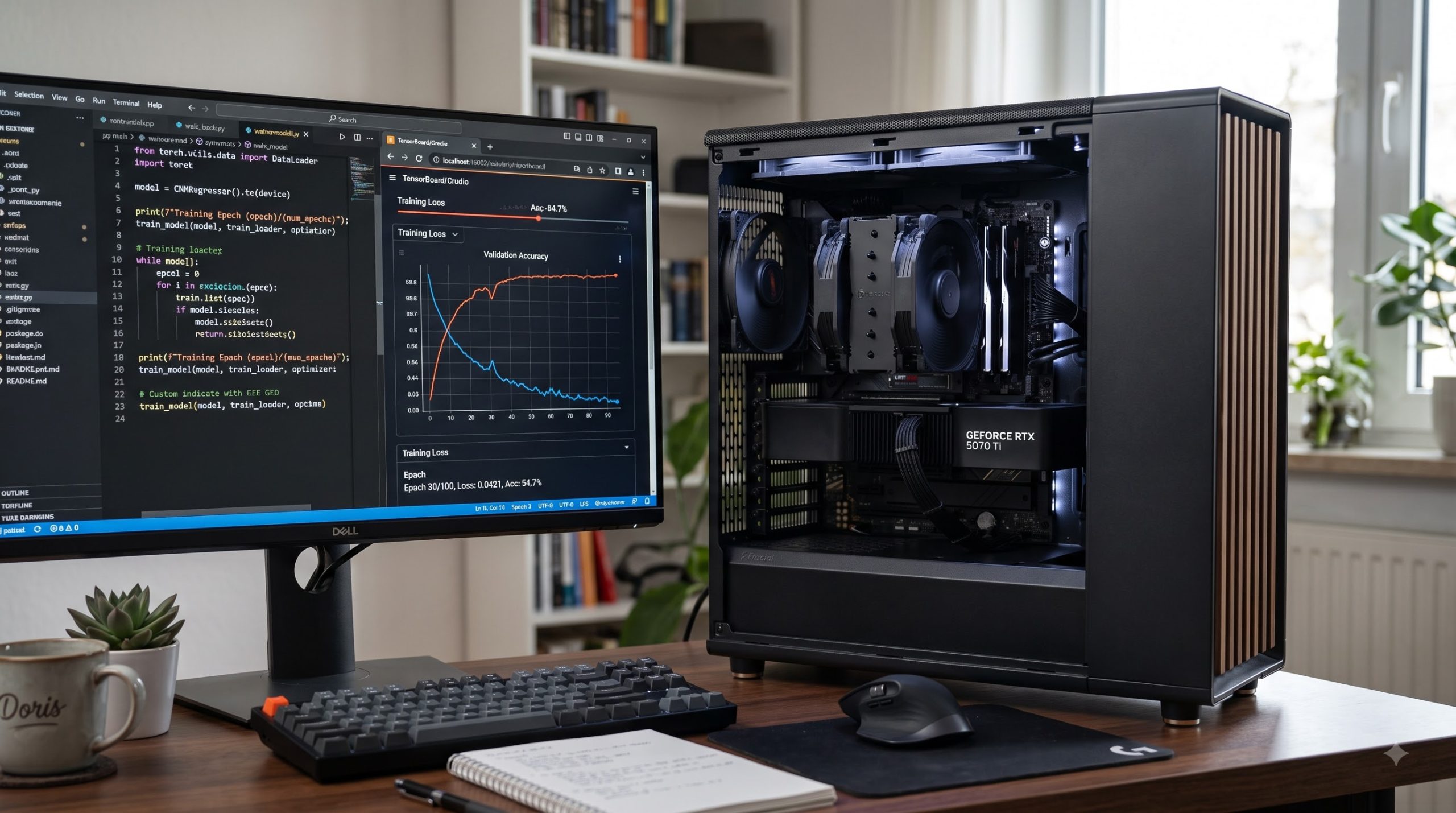PC Machine Learning RTX 5070 Ti 16GB